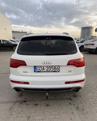 Audi Q7 cena 82999 przebieg: 255000, rok produkcji 2014 z Prószków małe 67